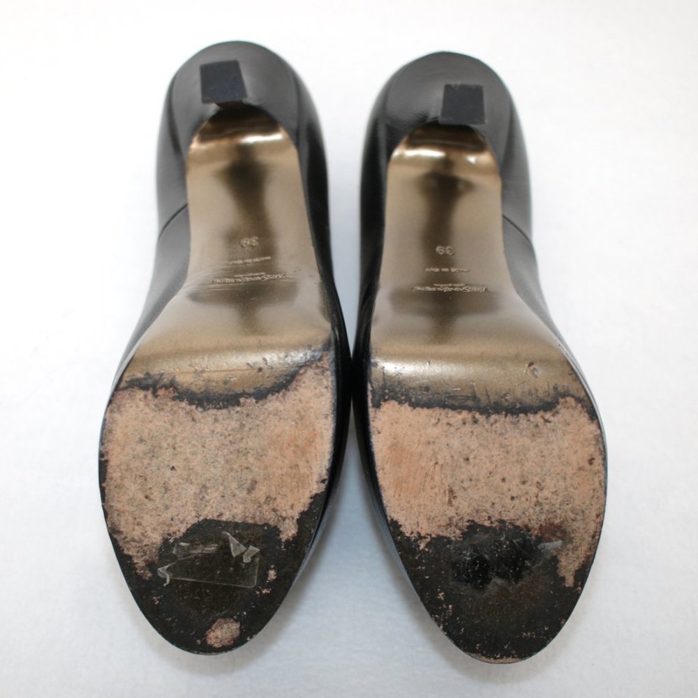 YSL Yves Saint Laurent Black Tribtoo 105 Pumps Sz 39 - Picture 9 of 15